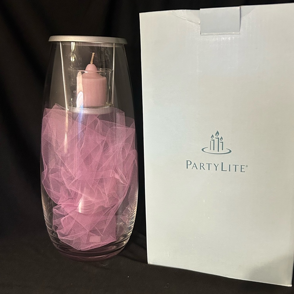 Partylite Clearly Creative Votive TALL RETIRED PIECE